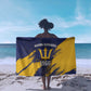 Black Barbadians Pride Est 1966 Sarong - African Pride