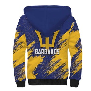 Black Barbadians Pride Est 1966 Sherpa Hoodie - African Pride