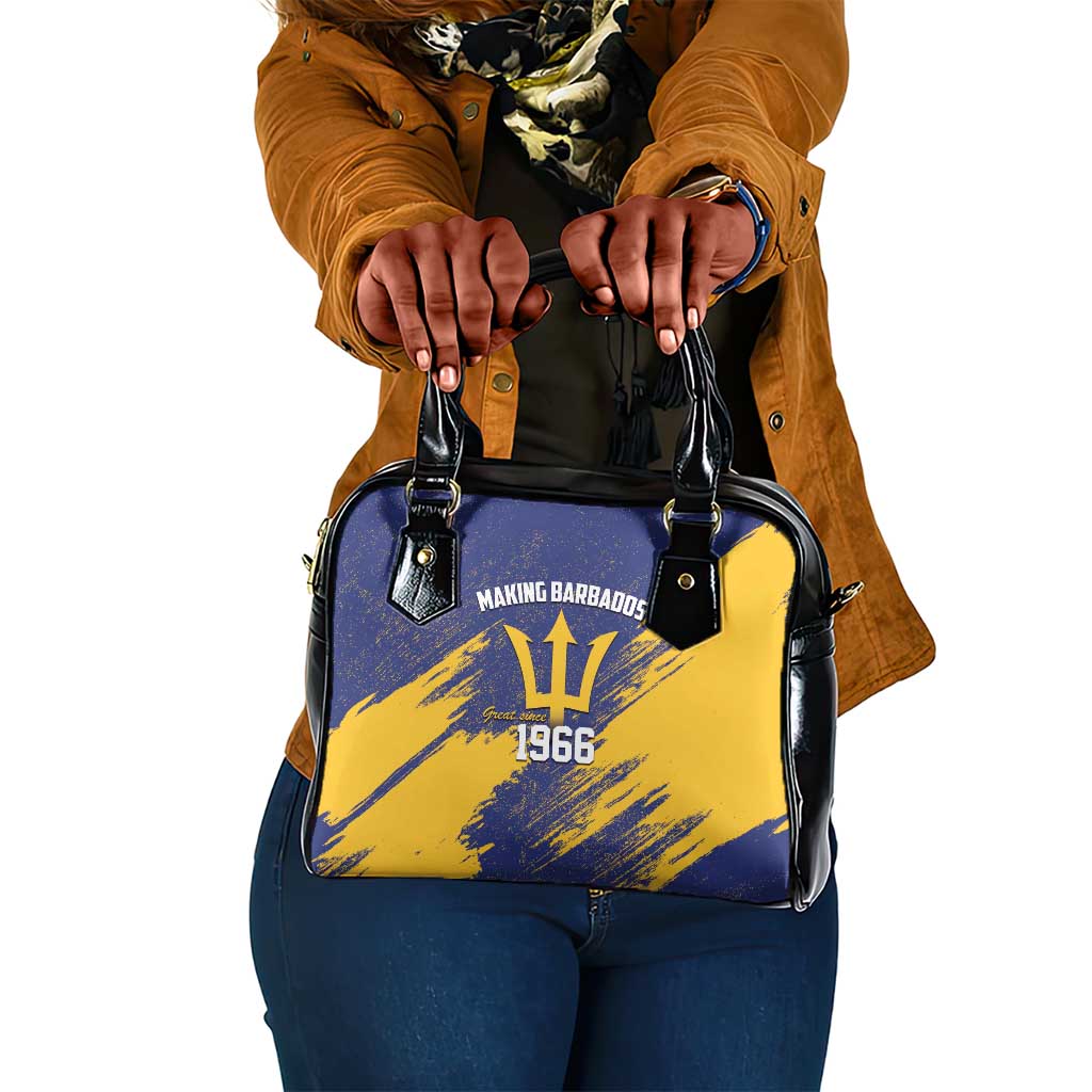 Black Barbadians Pride Est 1966 Shoulder Handbag - African Pride