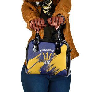 Black Barbadians Pride Est 1966 Shoulder Handbag - African Pride