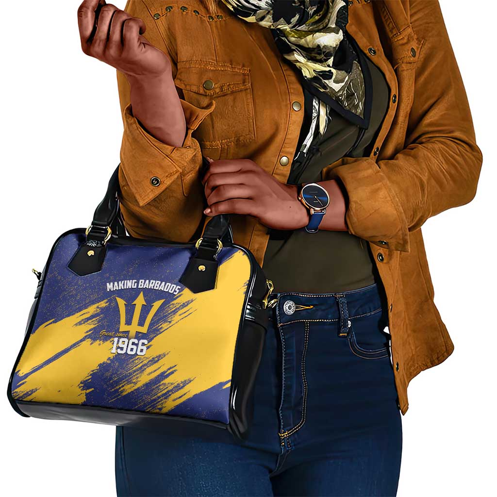 Black Barbadians Pride Est 1966 Shoulder Handbag - African Pride