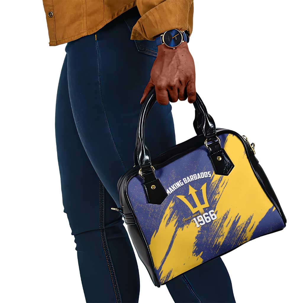 Black Barbadians Pride Est 1966 Shoulder Handbag - African Pride