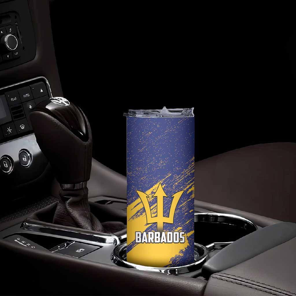 Black Barbadians Pride Est 1966 Skinny Tumbler - African Pride