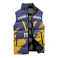Black Barbadians Pride Est 1966 Sleeveless Puffer Jacket