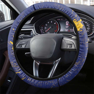Black Barbadians Pride Est 1966 Steering Wheel Cover - African Pride