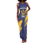 Black Barbadians Pride Est 1966 Tank Maxi Dress - African Pride