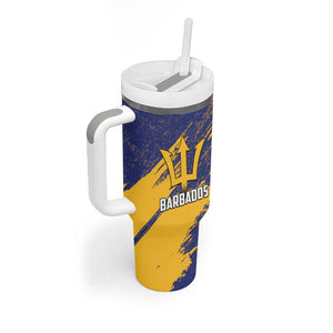 Black Barbadians Pride Est 1966 Tumbler With Handle - African Pride