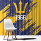 Black Barbadians Pride Est 1966 Window Curtain - African Pride