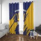 Black Barbadians Pride Est 1966 Window Curtain - African Pride