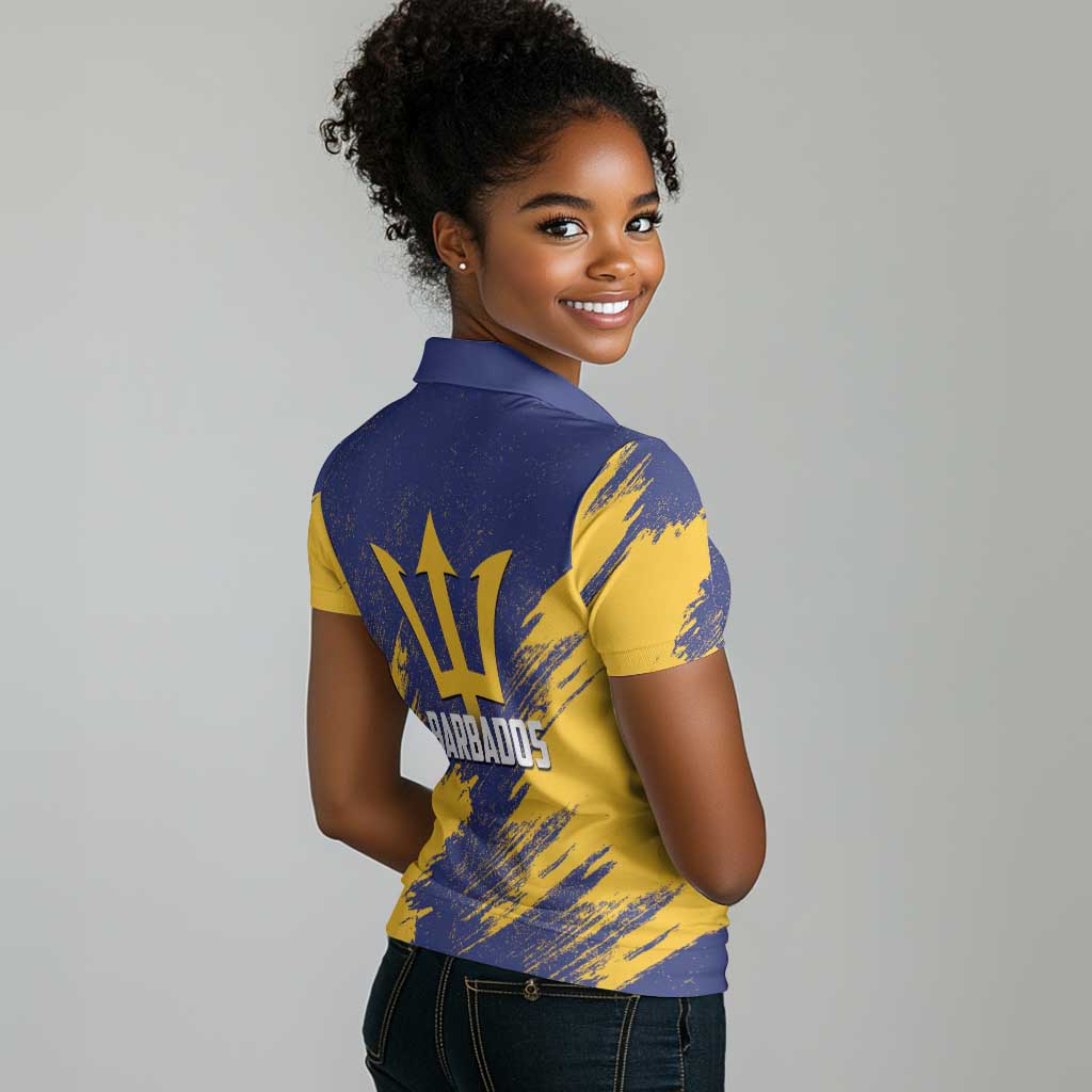 Black Barbadians Pride Est 1966 Women Polo Shirt - African Pride