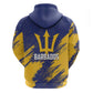Black Barbadians Pride Est 1966 Zip Hoodie - African Pride