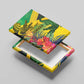 Personalized Black Jamaicans Crocodile Canvas Wall Art Tropical Flowers Grunge Flag - African Pride