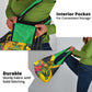 Personalized Black Jamaicans Crocodile Grocery Bag Tropical Flowers Grunge Flag - African Pride