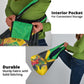 Personalized Black Jamaicans Hummingbird Grocery Bag Tropical Flowers Grunge Flag - African Pride