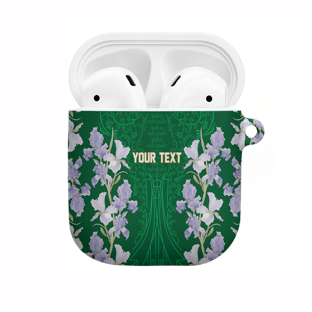 Custom Algeria Iris Floral Green AirPods Case Africa Women’s Football Champion Series 2026
