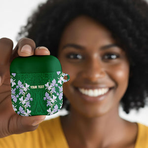 Custom Algeria Iris Floral Green AirPods Case Africa Women’s Football Champion Series 2026