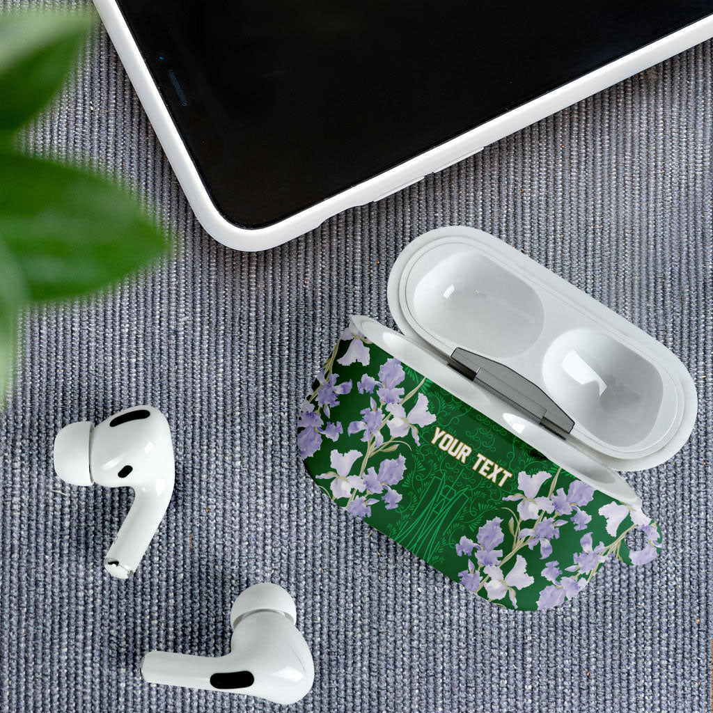 Custom Algeria Iris Floral Green AirPods Case Africa Women’s Football Champion Series 2026