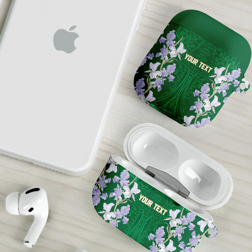Custom Algeria Iris Floral Green AirPods Case Africa Women’s Football Champion Series 2026