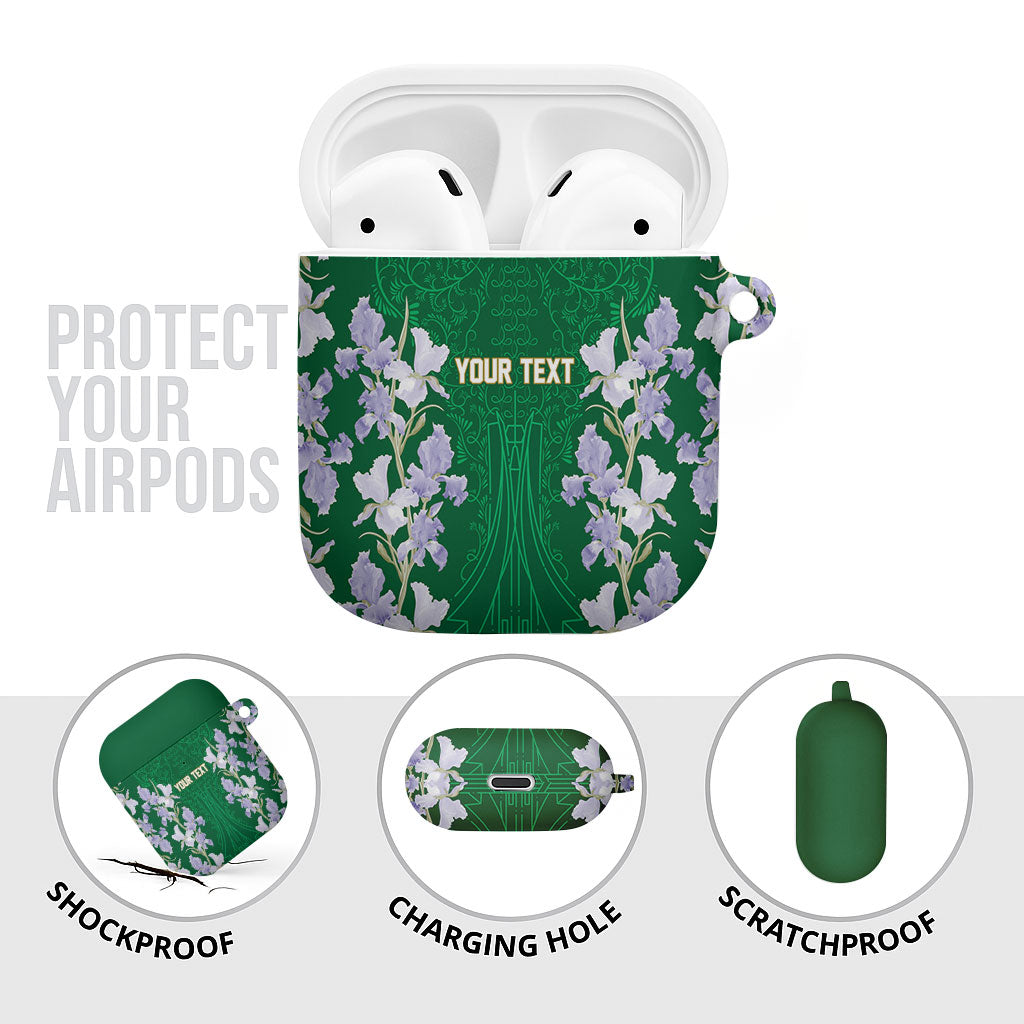 Custom Algeria Iris Floral Green AirPods Case Africa Women’s Football Champion Series 2026