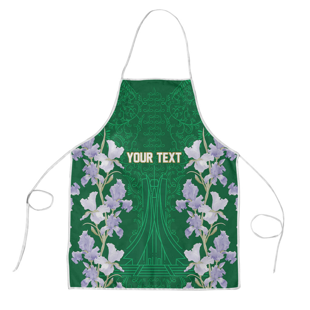 Custom Algeria Iris Floral Green Apron Africa Women’s Football Champion Series 2026