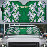 Custom Algeria Iris Floral Green Auto Sun Shade Africa Women’s Football Champion Series 2026