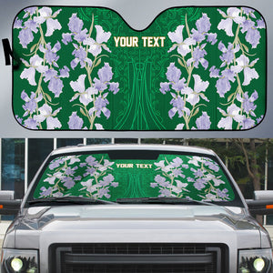 Custom Algeria Iris Floral Green Auto Sun Shade Africa Women’s Football Champion Series 2026