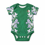 Custom Algeria Iris Floral Green Baby Onesie Africa Women’s Football Champion Series 2026