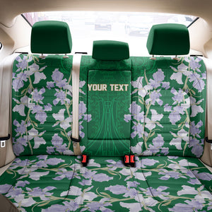 Custom Algeria Iris Floral Green Back Car Seat Cover Africa Women’s Football Champion Series 2026