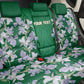 Custom Algeria Iris Floral Green Back Car Seat Cover Africa Women’s Football Champion Series 2026
