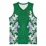 Custom Algeria Iris Floral Green Basketball Jersey Africa Women’s Football Champion Series 2026