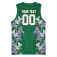Custom Algeria Iris Floral Green Basketball Jersey Africa Women’s Football Champion Series 2026
