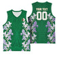 Custom Algeria Iris Floral Green Basketball Jersey Africa Women’s Football Champion Series 2026