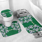 Custom Algeria Iris Floral Green Bathroom Set Africa Women’s Football Champion Series 2026