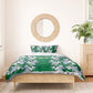 Custom Algeria Iris Floral Green Bedding Set Africa Women’s Football Champion Series 2026