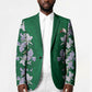 Custom Algeria Iris Floral Green Blazer Africa Women’s Football Champion Series 2026