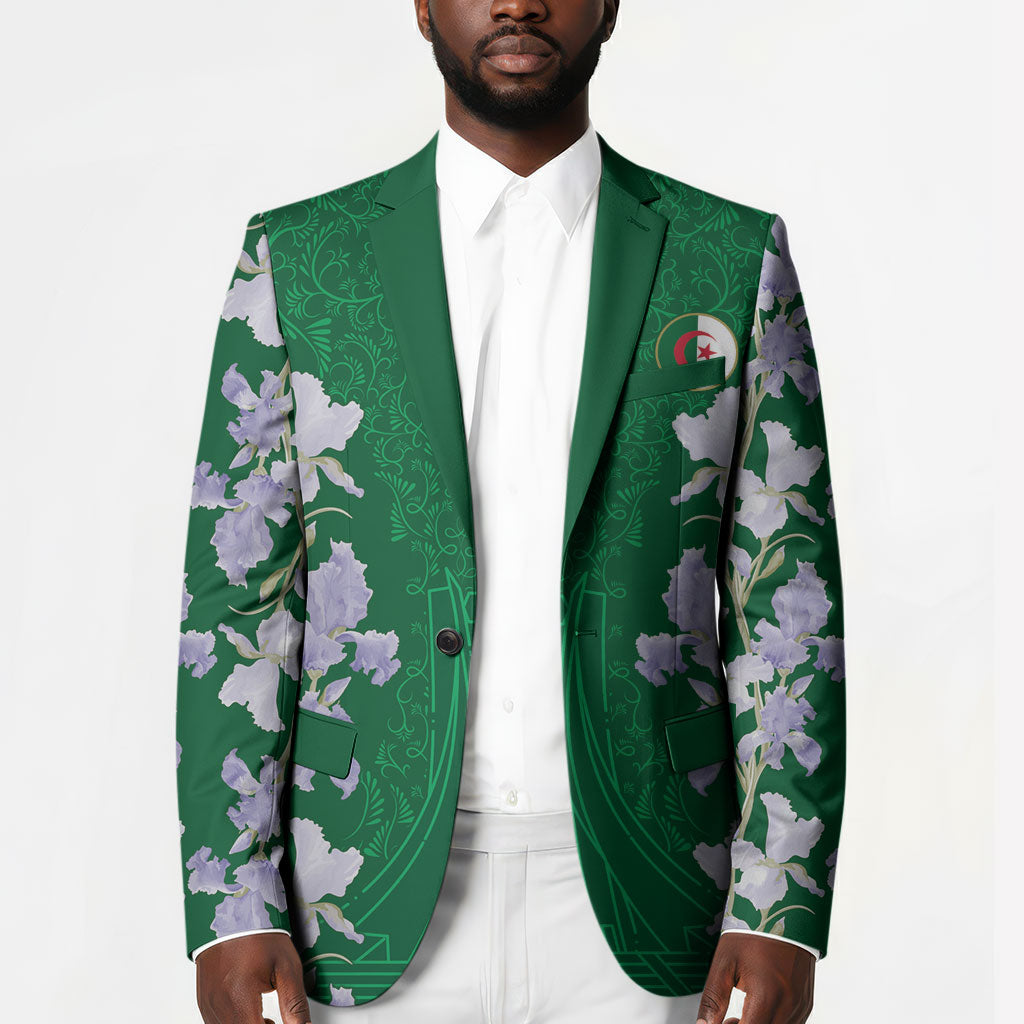 Custom Algeria Iris Floral Green Blazer Africa Women’s Football Champion Series 2026