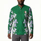 Custom Algeria Iris Floral Green Button Sweatshirt Africa Women’s Football Champion Series 2026