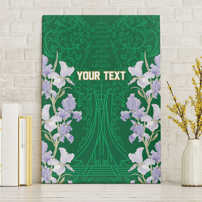 Custom Algeria Iris Floral Green Canvas Wall Art Africa Women’s Football Champion Series 2026