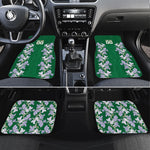 Custom Algeria Iris Floral Green Car Mats Africa Women’s Football Champion Series 2026