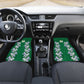 Custom Algeria Iris Floral Green Car Mats Africa Women’s Football Champion Series 2026