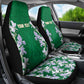Custom Algeria Iris Floral Green Car Seat Cover Africa Women’s Football Champion Series 2026