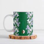 Custom Algeria Iris Floral Green Ceramic Mug Africa Women’s Football Champion Series 2026