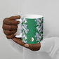 Custom Algeria Iris Floral Green Ceramic Mug Africa Women’s Football Champion Series 2026
