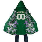 Custom Algeria Iris Floral Green Cloak Africa Women’s Football Champion Series 2026