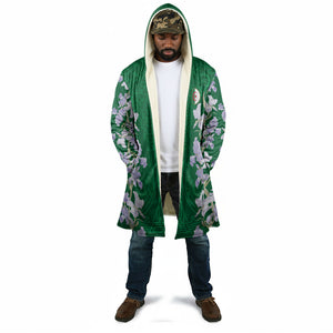 Custom Algeria Iris Floral Green Cloak Africa Women’s Football Champion Series 2026
