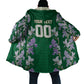 Custom Algeria Iris Floral Green Cloak Africa Women’s Football Champion Series 2026