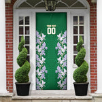 Custom Algeria Iris Floral Green Door Cover Africa Women’s Football Champion Series 2026