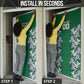 Custom Algeria Iris Floral Green Door Cover Africa Women’s Football Champion Series 2026