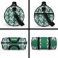 Custom Algeria Iris Floral Green Duffle Bag Africa Women’s Football Champion Series 2026