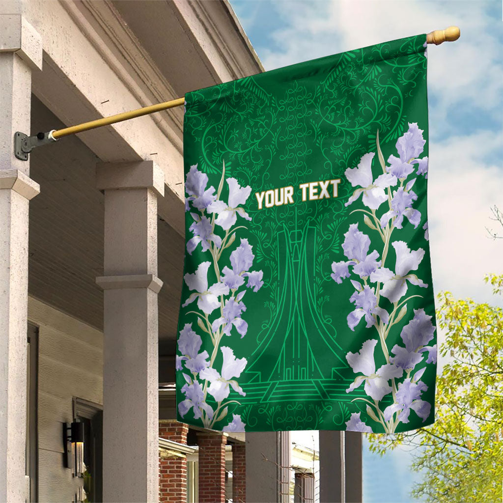 Custom Algeria Iris Floral Green Garden Flag Africa Women’s Football Champion Series 2026